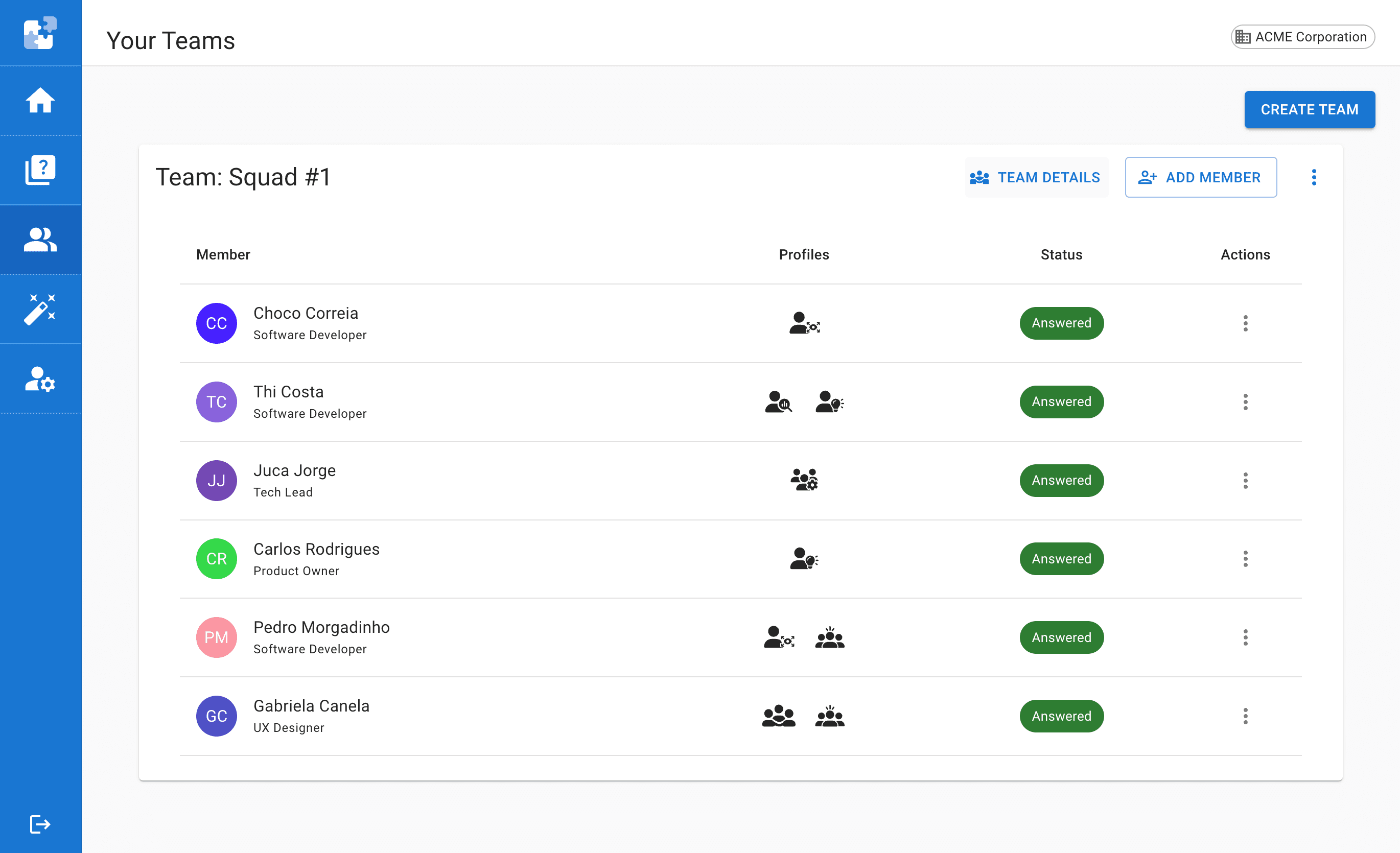 Team Management and Optimization